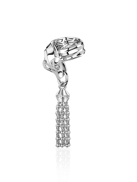 White gold tassel ring, 3