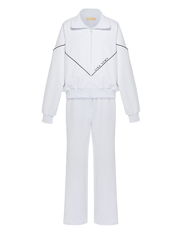 White Fleece Tracksuit, 1