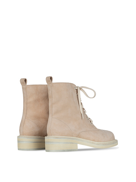 Beige Suede Boots, 3