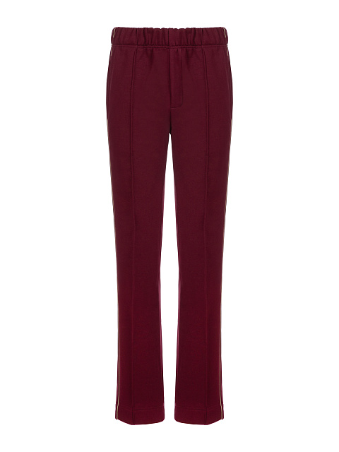 Bordeaux Embroidered Jersey Suit, 3