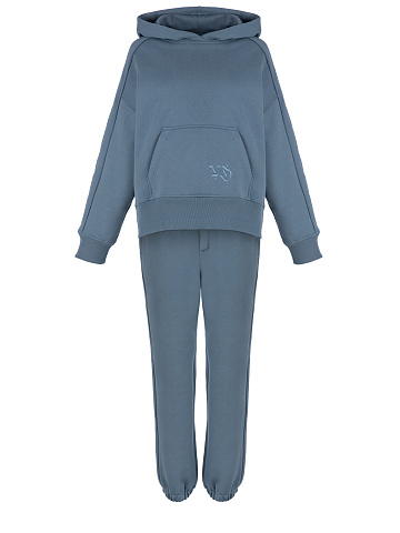 Blue Jersey Set With Cross Embroidery, 1
