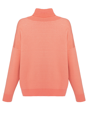 Orange Oversized "Come to me" Sweater, 2