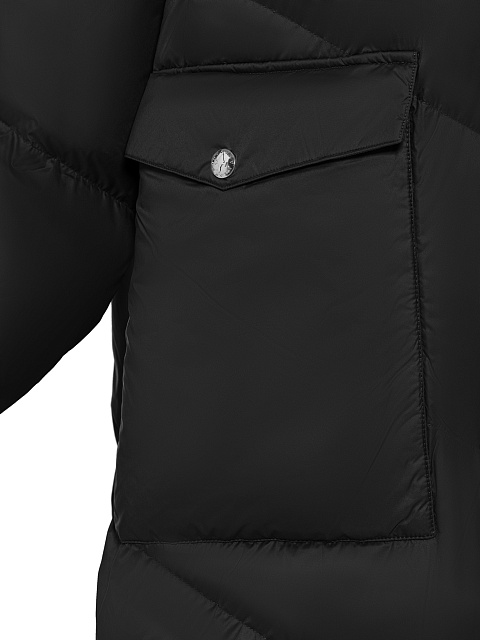 Black Maxi Puffer Jacket, 5