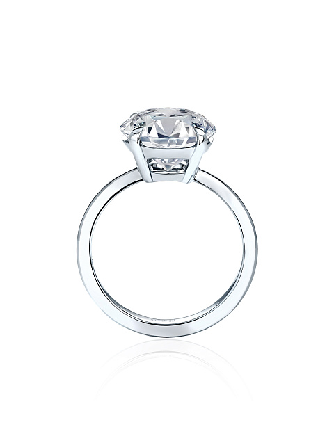 White Gold & Cubic Zirconia Ring, 2