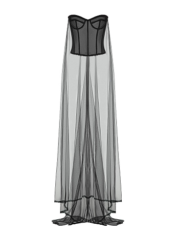 Corset with tulle, 1