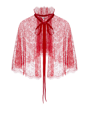 Red Lace Cape, 1