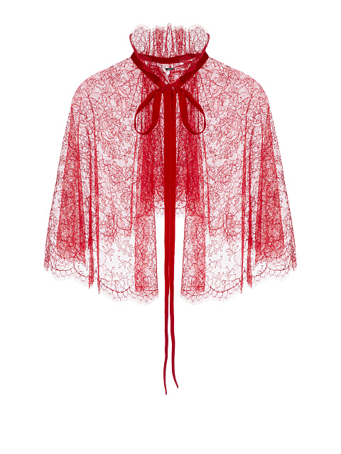 Red Lace Cape, 1
