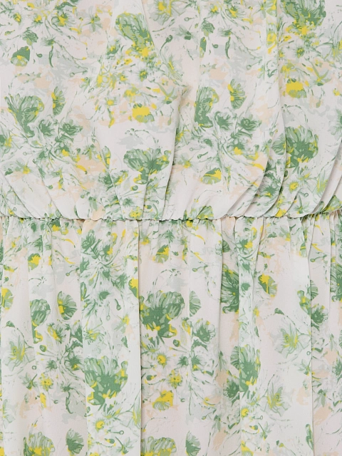 Green Floral Printed Midi Dress, 3 Green Floral Printed Midi Dress, 3