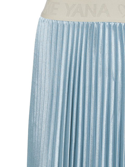Blue Pleated Midi Skirt, 4 Blue Pleated Midi Skirt, 4