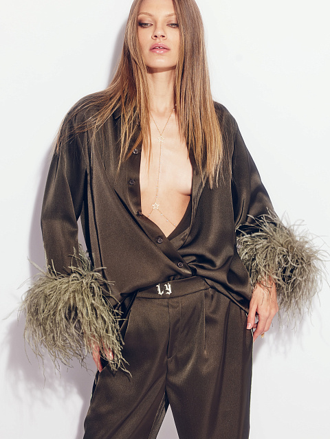 Cubic Zirkonia & Gold-Plating Silver Bodychain, 3