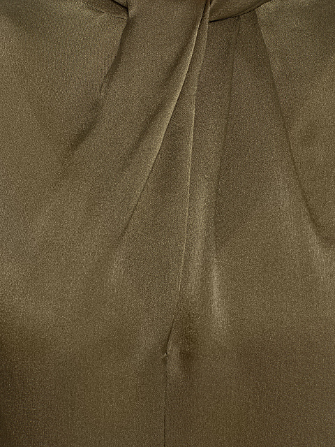 Olive Green Silk Blouse, 3 Olive Green Silk Blouse, 3