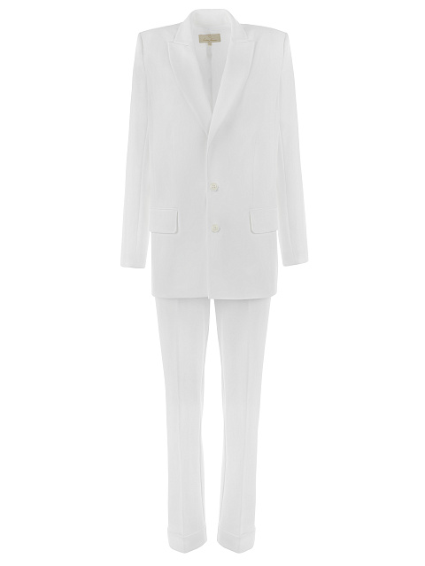 Optic White Trouser Suit, 1 Optic White Trouser Suit, 1