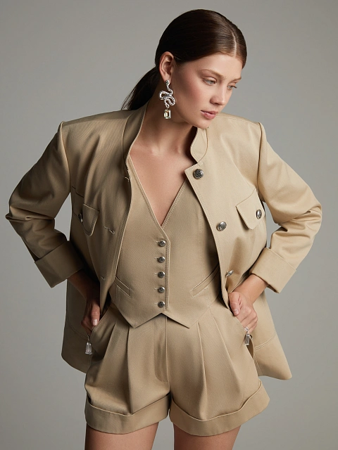 White Gold, Prasiolite, Sapphires & Diamonds Earrings, 5