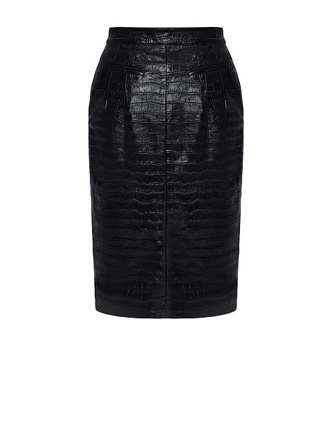 Black leather skirt, 2