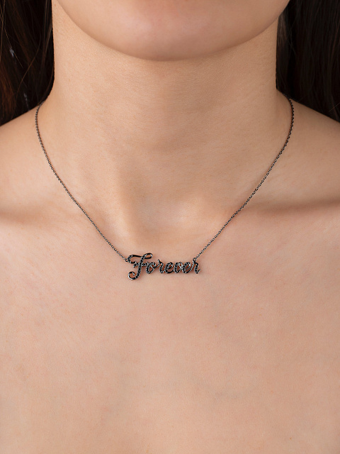 Black Gold & Black Diamonds Forever Necklace, 2