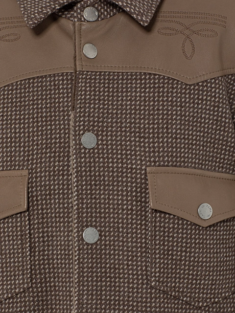 Brown Wool & Astrakhan Fur Lining Jacket, 3 Brown Wool & Astrakhan Fur Lining Jacket, 3