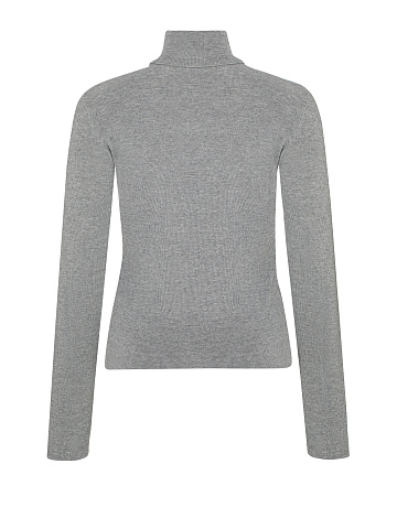 Grey Cashmere & Silk Turtleneck, 2