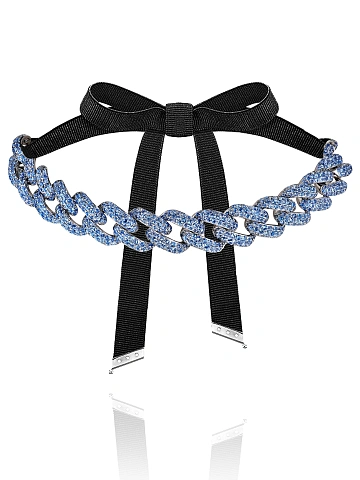 Transformable white gold bracelet with aquamarine, 1