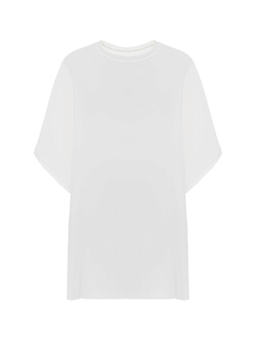 White silk T-shirt, 1