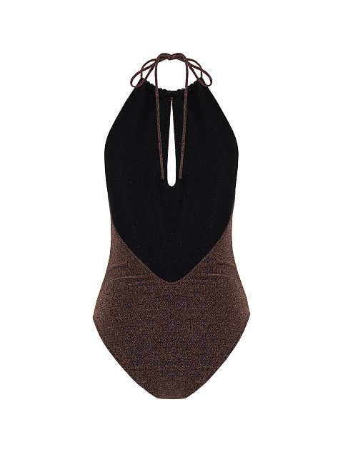 Brown Lurex Jersey Bodysuit, 4 Brown Lurex Jersey Bodysuit, 4