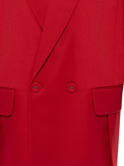 Red Double Breasted Wool Jacket, 3 Red Double Breasted Wool Jacket, 3