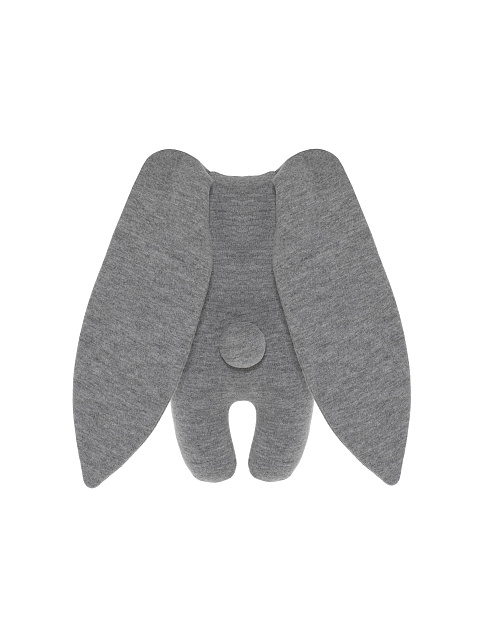 Toy "Hare" gray with light green neon embroidery, 2