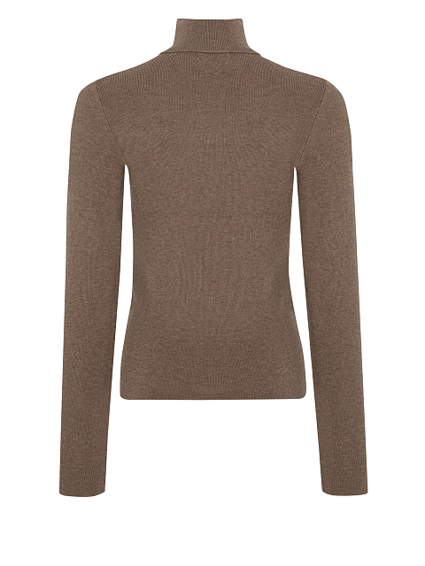 Brown Cashmere & Silk Turtleneck, 2 Brown Cashmere & Silk Turtleneck, 2