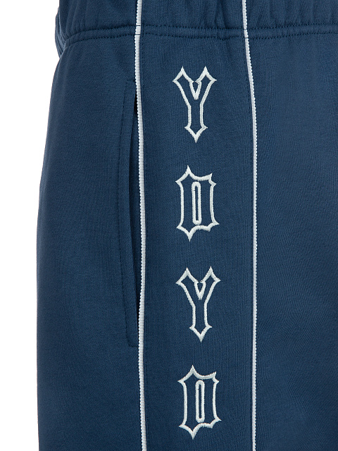 Dark Blue Jersey Set With White Embroidery, 6