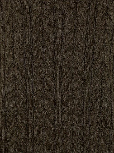 Green cashmere sweater with turtleneck, 4