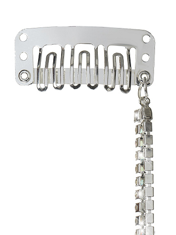 Silver Rhinestone Hairpin, 2