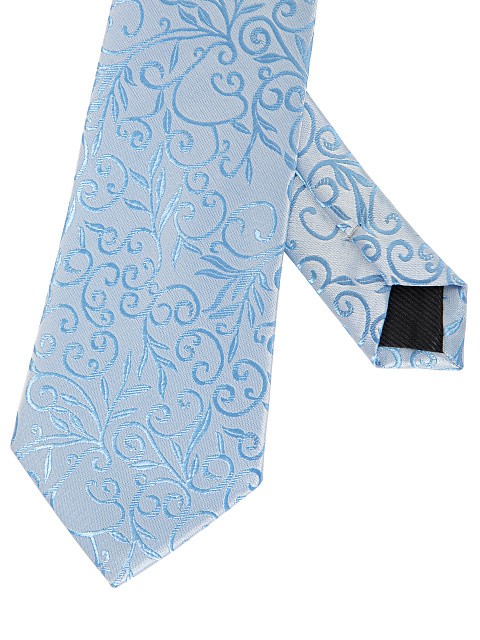 Light Blue Floral Pattern Tie, 3 Light Blue Floral Pattern Tie, 3