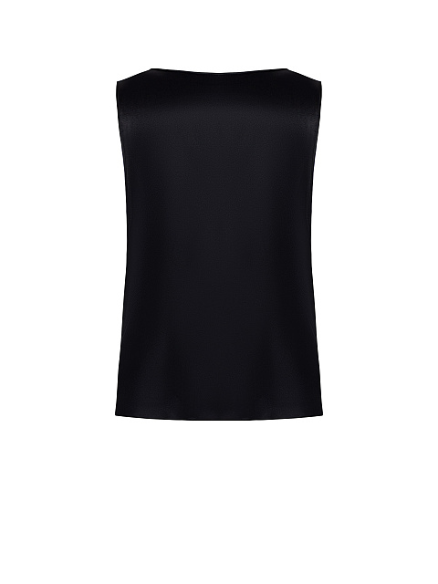 Black silk top, 2