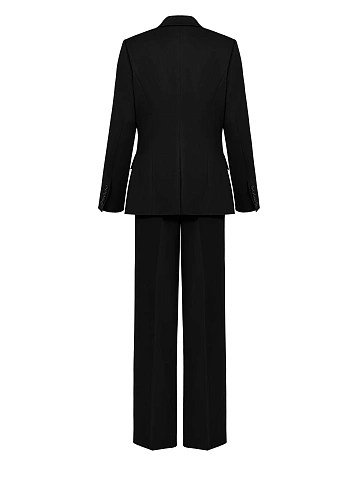 Black Wool Pant Suit, 2