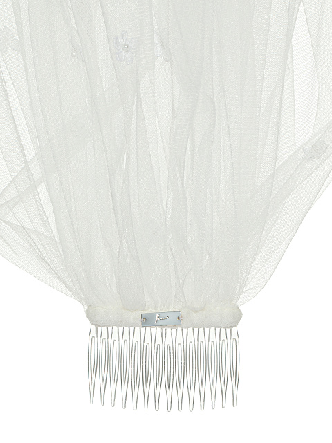 White Lace & Pearl Veil, 4