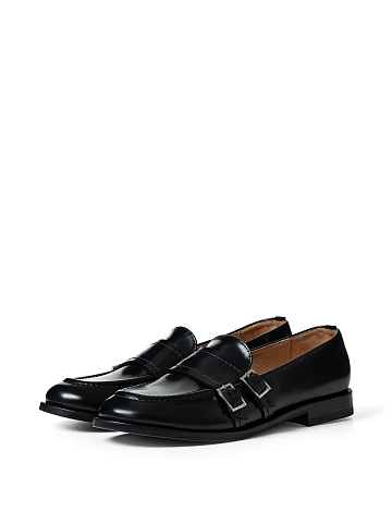 Black loafers, 1