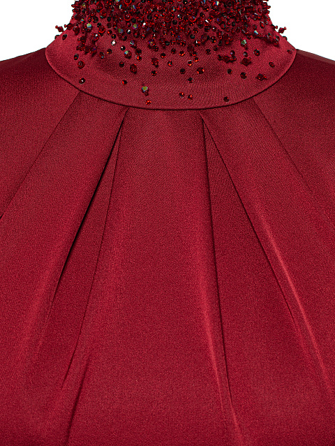 Red Lace & Rhinestones Maxi Dress, 4 Red Lace & Rhinestones Maxi Dress, 4