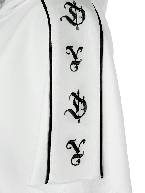 White & Black Embroidery Jersey Set, 4 White & Black Embroidery Jersey Set, 4