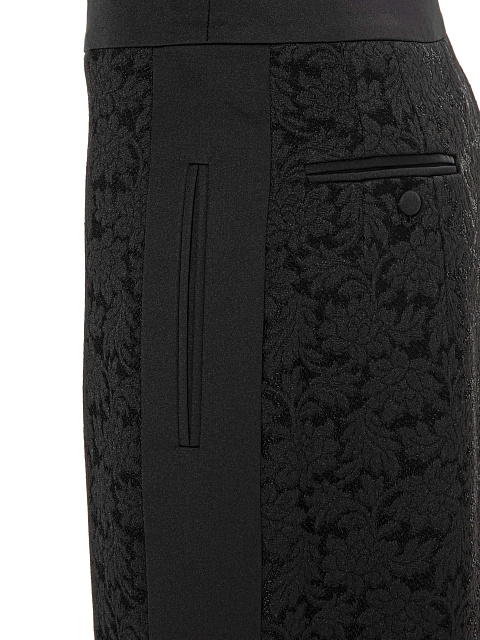 Black jacquard skirt, 7