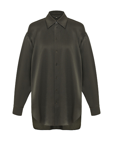 Dark Green Silk Shirt, 1