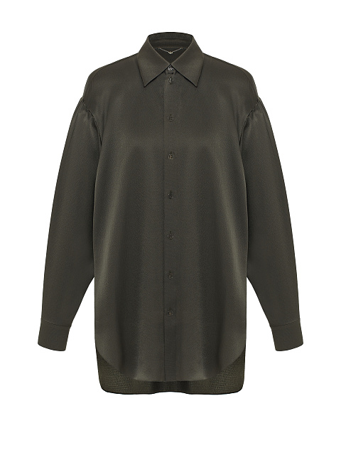 Dark Green Silk Shirt, 1 Dark Green Silk Shirt, 1