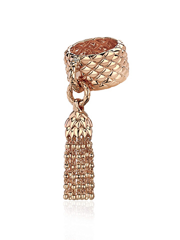 Rose gold tassel ring, 1