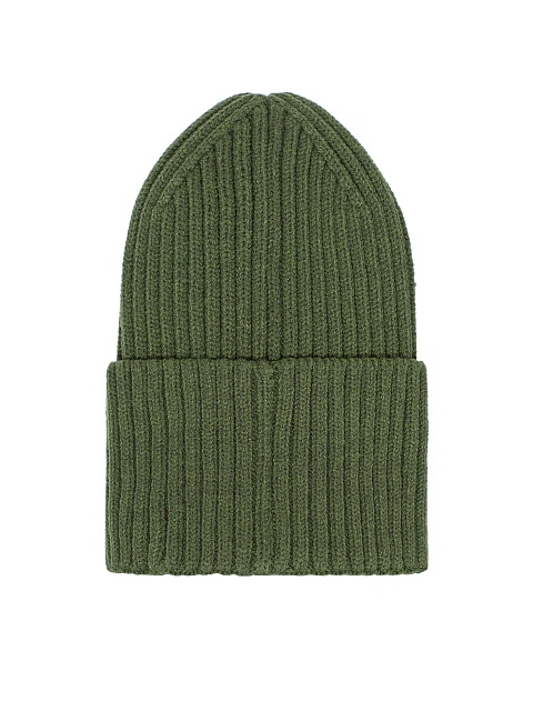 Green Ribbed Beanie Hat, 2 Green Ribbed Beanie Hat, 2
