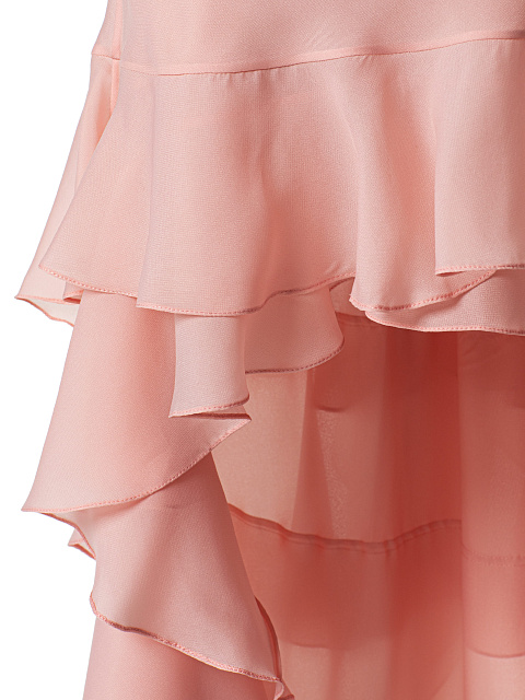 Pink chiffon dress, 5