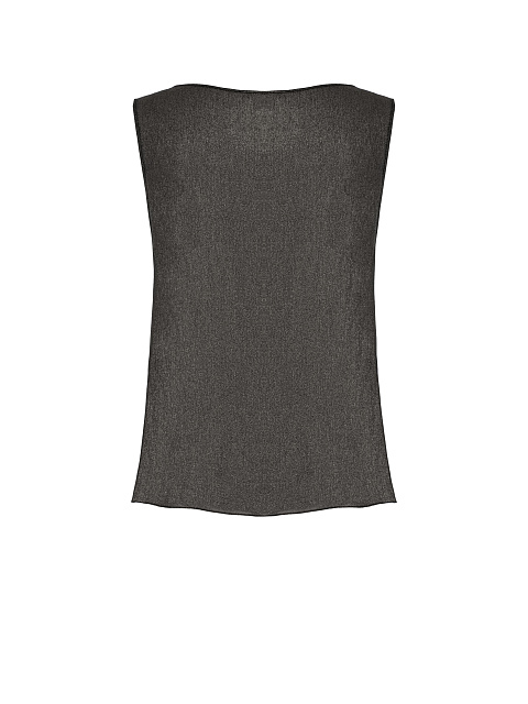 Silver chiffon top, 3