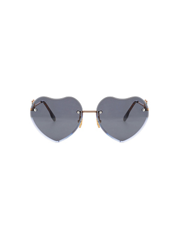 Grey Heart-Shaped Sunglasses, 2