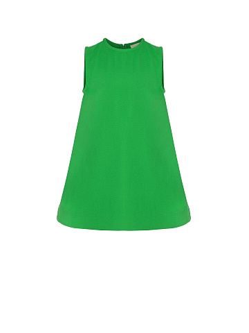 Children's Green Denim Dress, 1