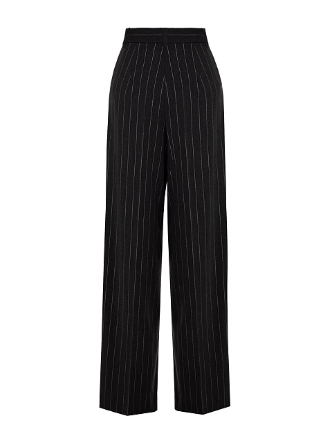 Black Striped Wide Pants, 2 Black Striped Wide Pants, 2
