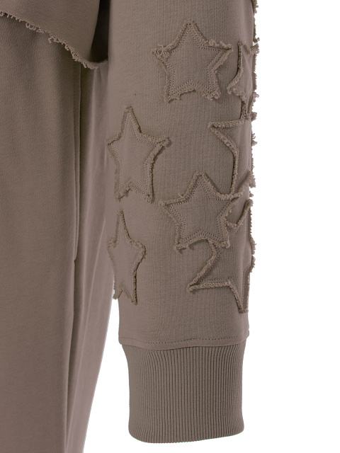 Brown cotton suit with stars, 6 Brown cotton suit with stars, 6