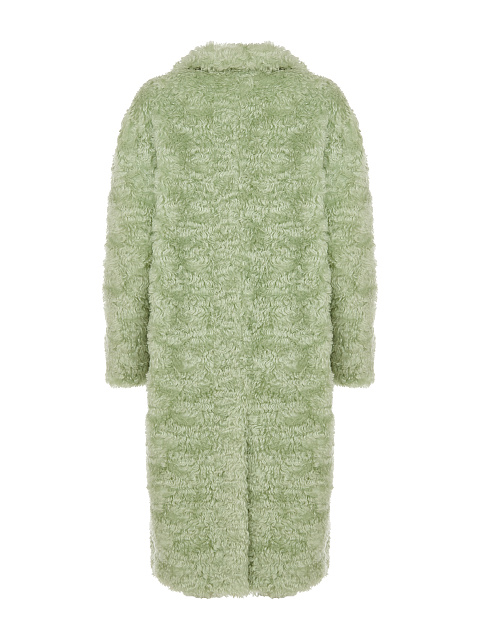 Mint Green Faux Fur Coat, 2 Mint Green Faux Fur Coat, 2