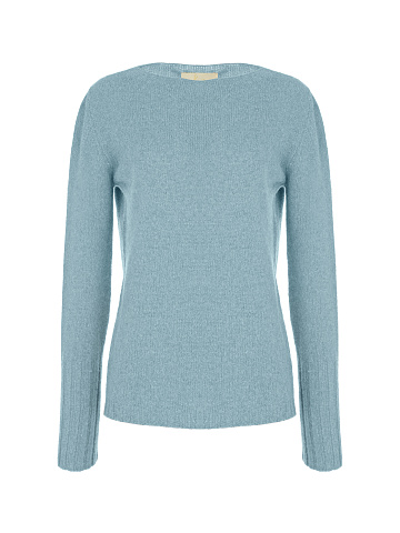 Light Blue Cashmere Pullover, 1